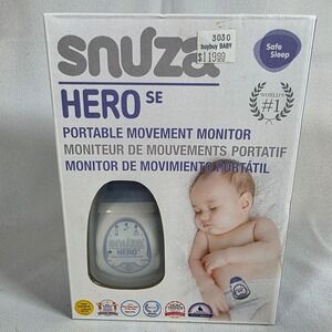 NIB Snuza Hero SE Baby Movement Monitor Portable Cordless Wearable Infant Safety